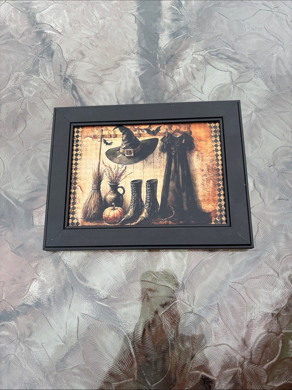 Black Framed Halloween Print